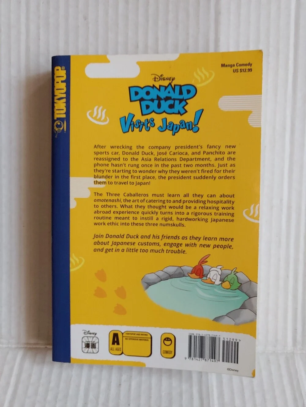 Donald Duck Visits Japan by Meru Okano  English Manga Disney Tokyopop